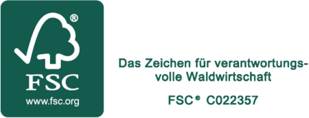 Samson Druck ist zertifizierte Druckerei, FSC (R) Zertifizierung für Samson Druck Forests for all forever nachhaltiges Drucken