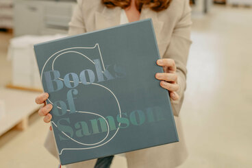Samson Druck Lisa Frost Markenauftritt neu überarbeitet offline Books of Samson