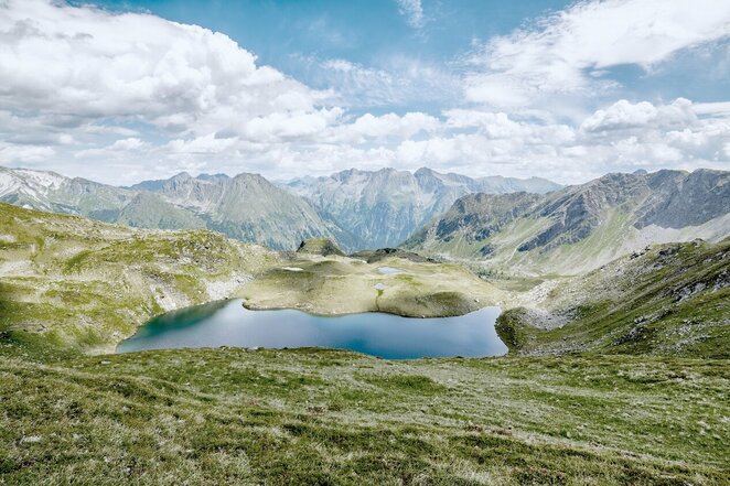 Samson Druck oberer Schönalmsee Ferienregion Salzburger Lungau nachhaltig Drucken