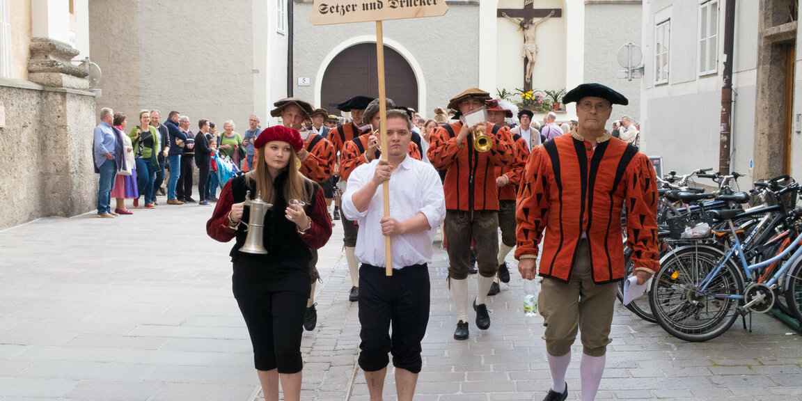 Samson Druck Gautschen Gautschfeier Lehrabschluss Feierlichkeiten Salzburg