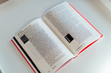 Samson Druck Bücher Hardcover Vorsatz Nachsatz orange Kunstbuch