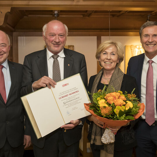 Samson Druck Kommerzialrat Gerhard Aichhorn Verleihung in Salzburg