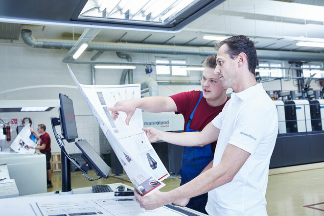 Samson Druck Team Druck Lehrling Druckbogen