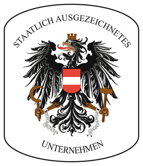 Samson Druck österreichisches Staatswappen Auszeichnung